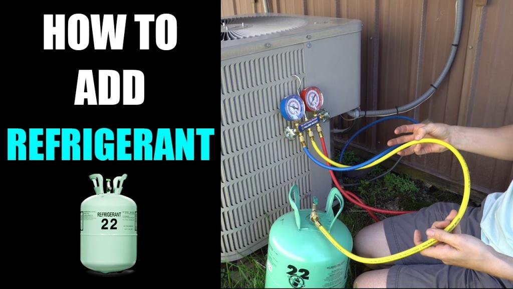 How To Add Refrigerant To Air Conditioner - YouTube