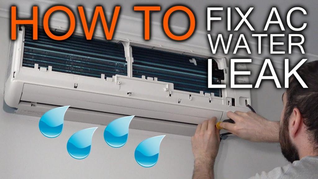 How to Fix Wall Air Conditioner AC Water Leak - YouTube