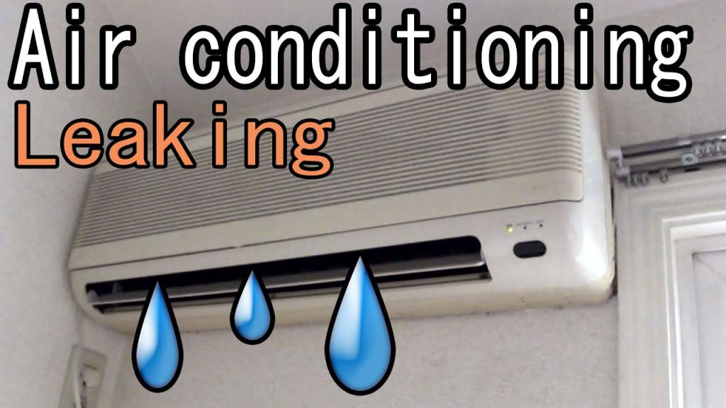 Air conditioning (aircon) How to Fix a Water Leaking - YouTube