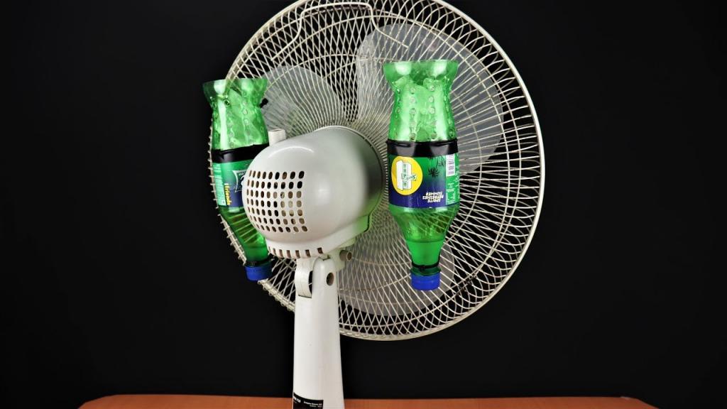 How to Make Air Conditioner at Home using Old Fan & Plastic Bottle - YouTube