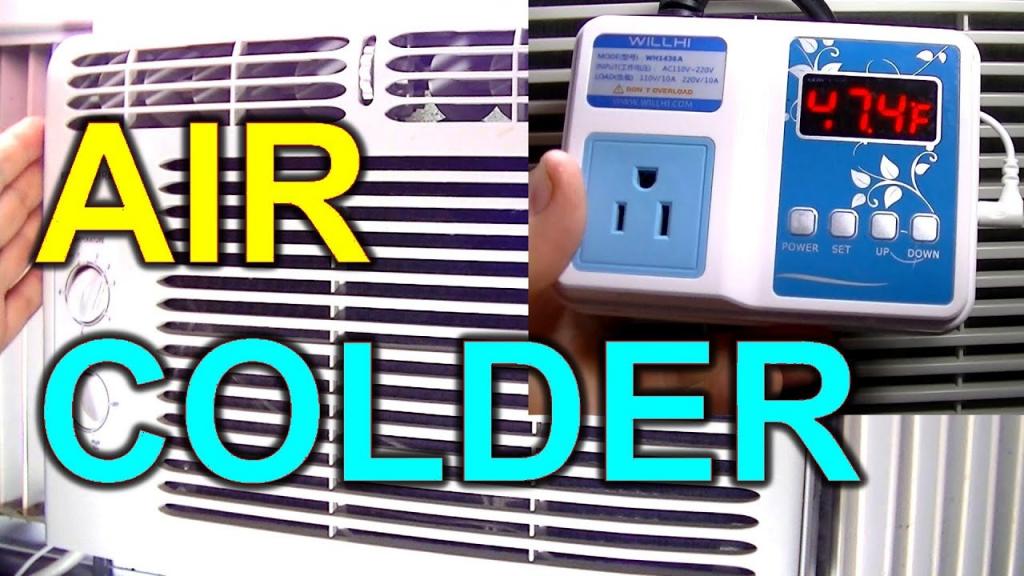 How to Make Your Window Air Conditioner Colder Without Freezing and Icing Up WILLHI WH1436A - YouTube