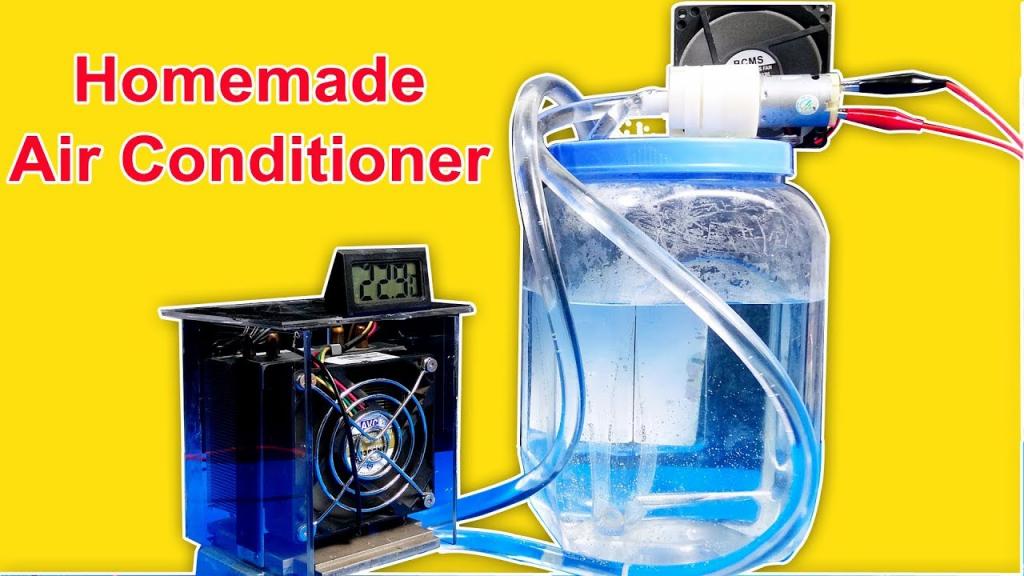 How to make Air Conditioner WITHOUT ICE - Simple Homemade Invention - YouTube