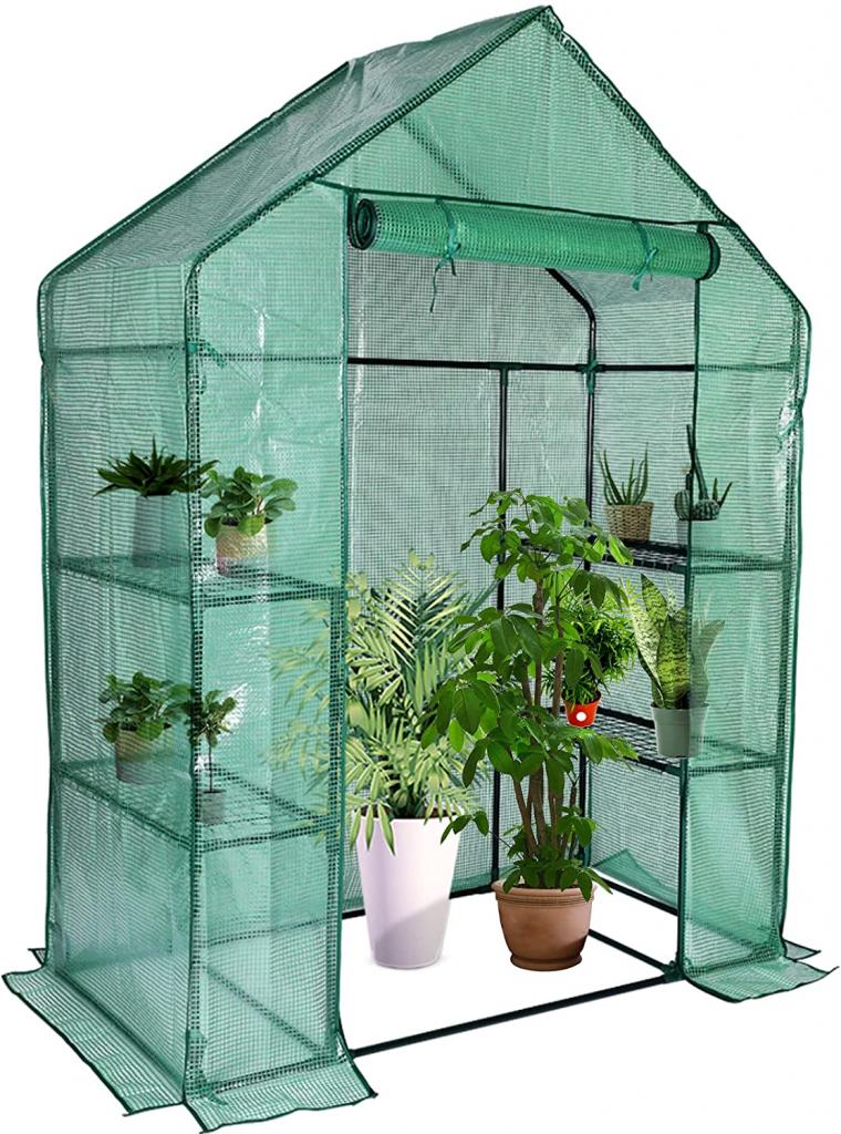 Amazon.com : Mini Greenhouse,Small Greenhouses for Outdoors Winter,Portable Walk in Green House for Garden Plants That Need Frost Protection and Away from Pests, Animals(56"x30"x76") : Patio, Lawn & Garden