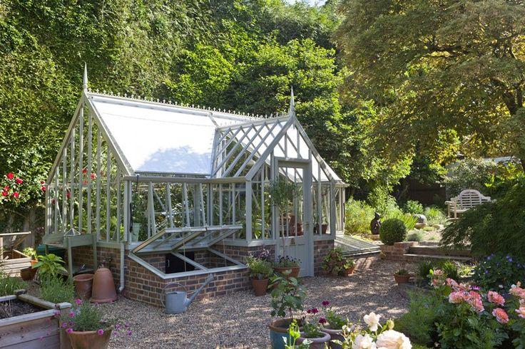 This is a Tatton freestanding greenhouse from our National Trust collection. The lobby and cold fram… | Backyard greenhouse, Beautiful gardens, Greenhouse gardening