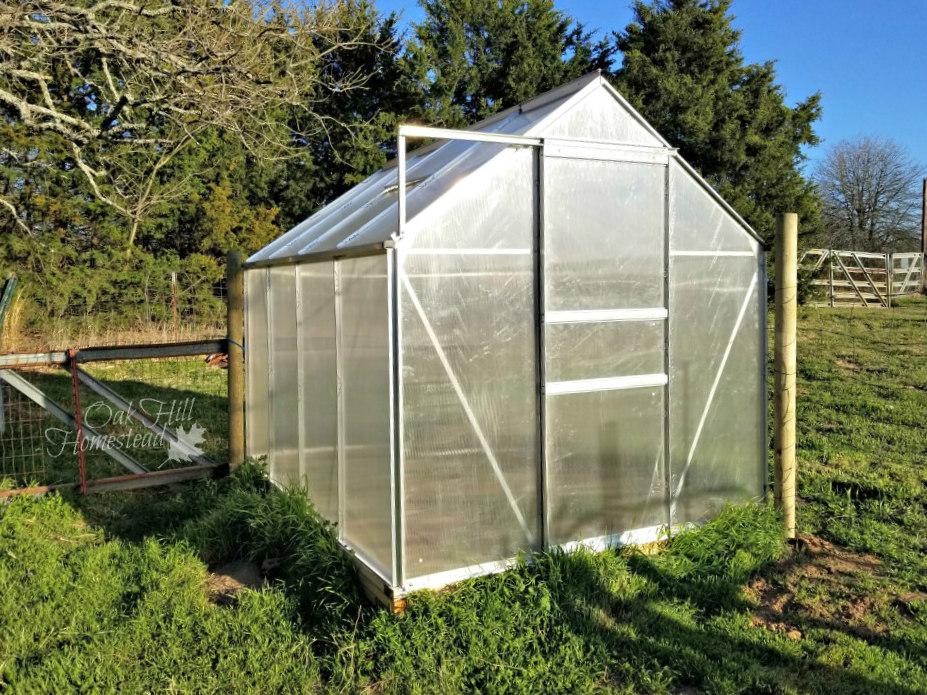 Assembling a Small Greenhouse Kit - Oak Hill Homestead