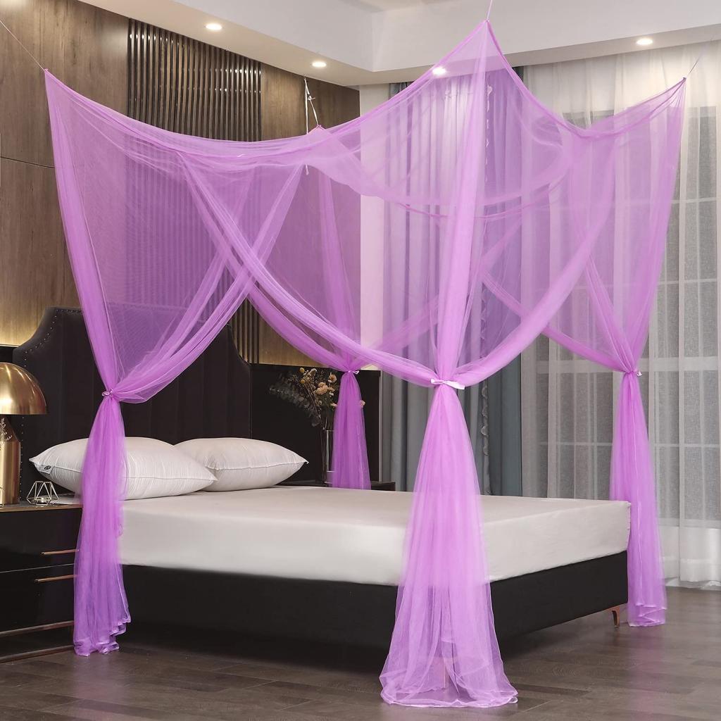 Bunk Bed Curtains，Bed Curtains from Ceiling, Canopy for Full Bed(L190xW210xH240，Purple ) - Walmart.com