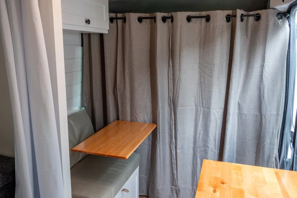 Van Conversion Privacy Curtain – DIY Installation – Camper Van Traveler