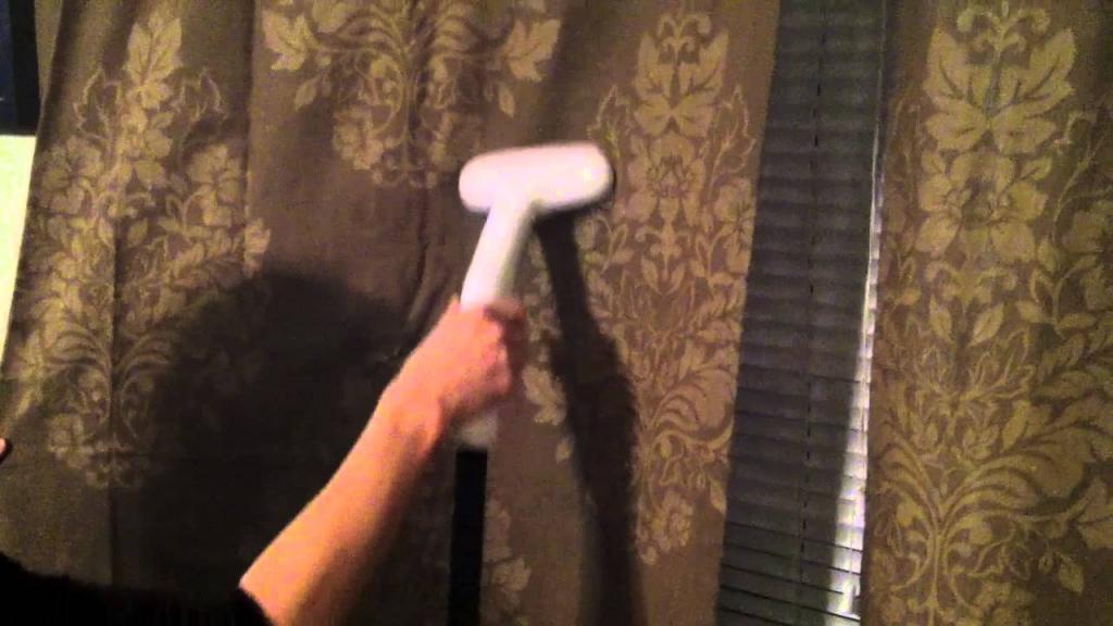 How To Steam Clean Curtains - YouTube