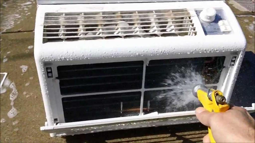 How to Clean a Window Air Conditioner - YouTube