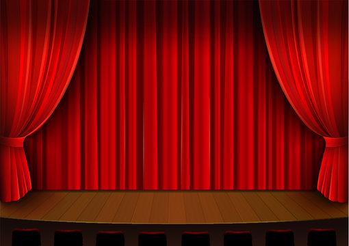 Stage Curtains Drawing Images – Browse 3,094 Stock Photos, Vectors, and Video | Adobe Stock