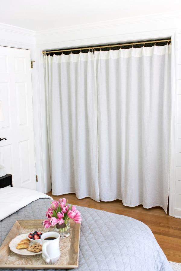 Closet Curtains Instead of Doors: Our Simple Makeover! - Driven by Decor