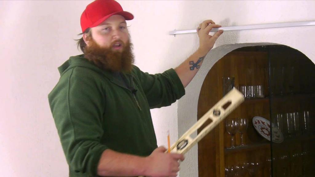 How to Hang Curtains on Plaster Walls : Plaster Walls - YouTube