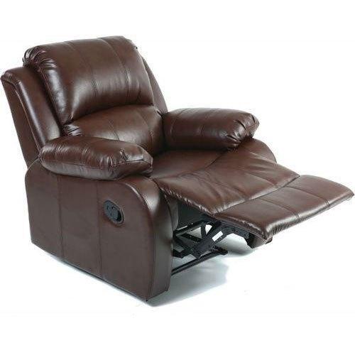 Manual Brown Leather Recliner Chair, Rs 55000 Bab Leather Lounge (Brand Of A & A Leather Creations) | ID: 12451964933