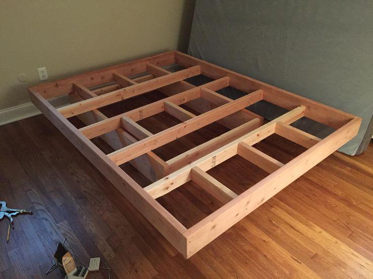 Floating Bed - Imgur | Floating bed frame, Bed frame plans, Floating bed diy