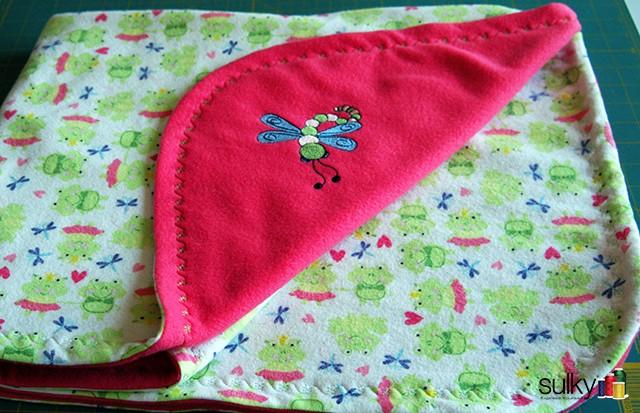 Machine Embroidery Series - FREE Baby Blanket Tutorial - Sulky