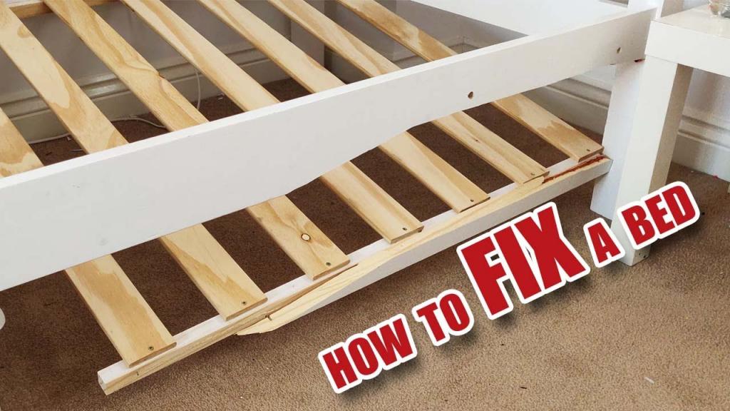 How to FIX a broken bed (part 2 of 2) - YouTube