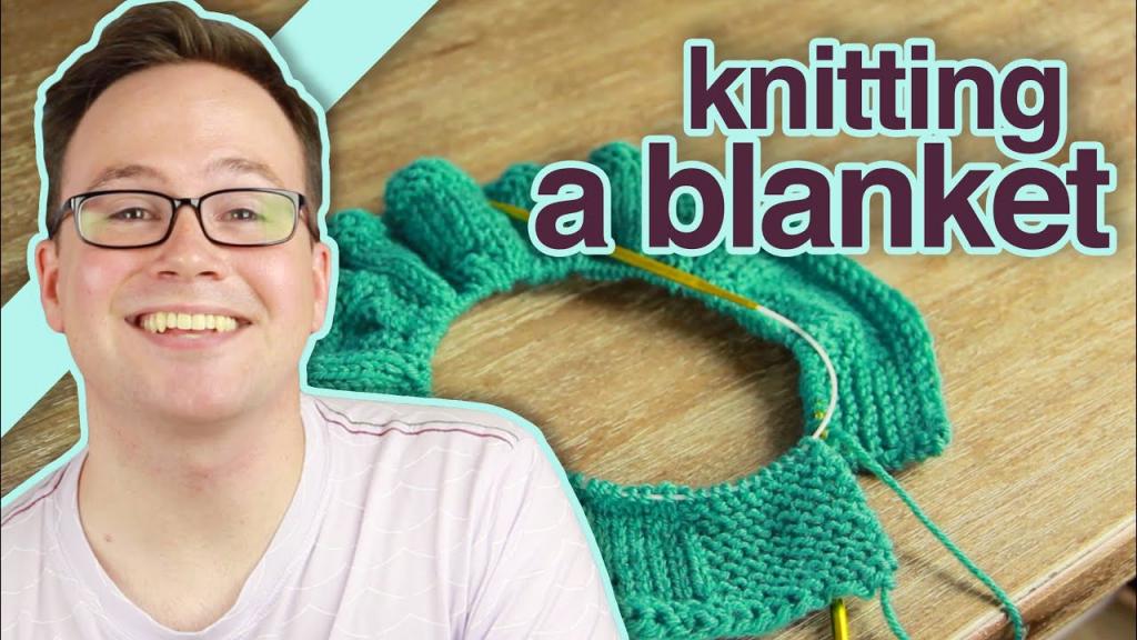 How to Knit a Blanket With Circular Knitting Needles - YouTube