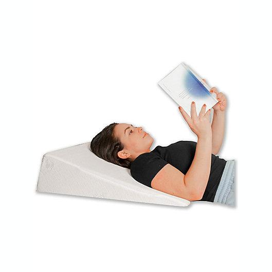 Bed Buddy Memory Foam Wedge Pillow with Memory Foam Pillow Cover - Cooling  Triangle Pillow Wedge for Back Support, Comfortable Sleeping, Reading and  Post-Surgery Recovery, 12", White | Bed Bath & Beyond