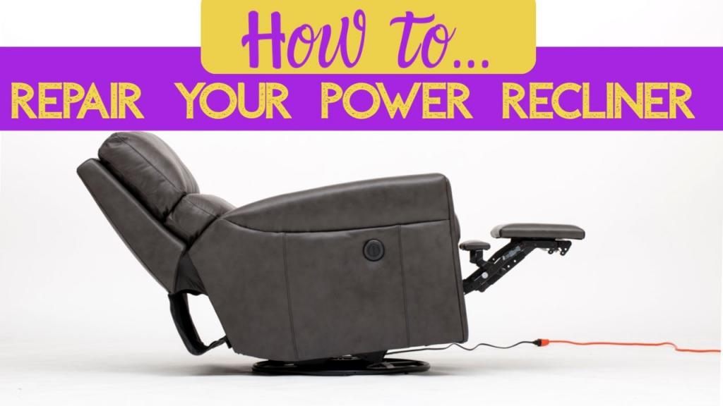 How-To Power Recliner Repair - YouTube