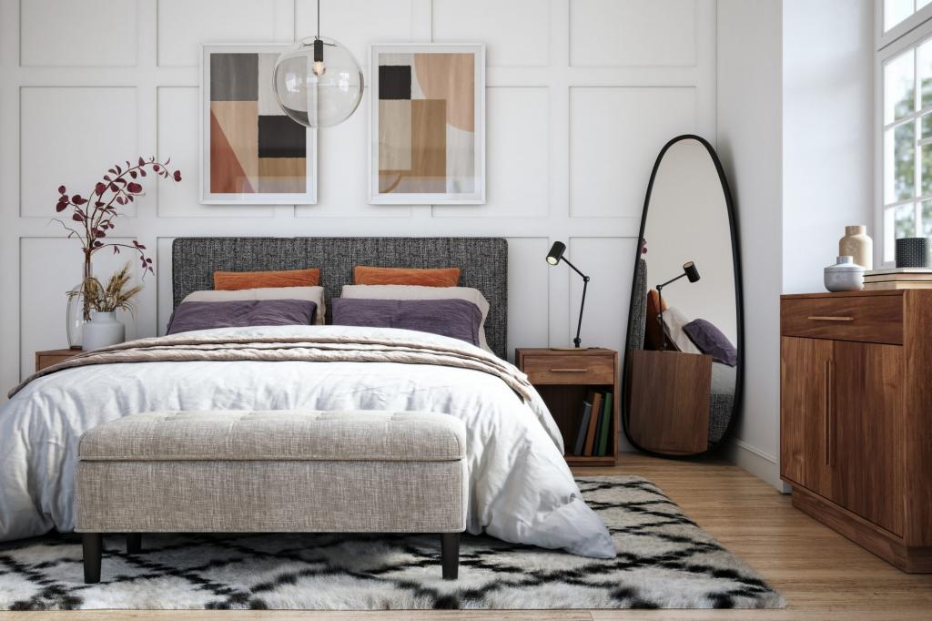 How to Choose the Best Bedroom Rug Placement | Martha Stewart