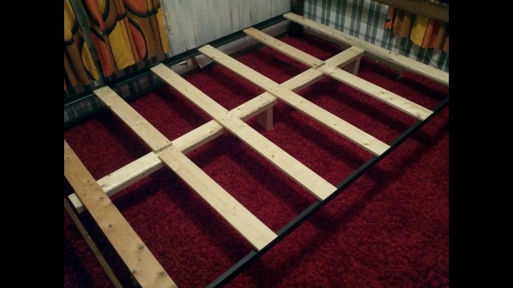 How To Support a Mattress Without a Box Spring - Build a DIY Bed Frame for $10 - YouTube