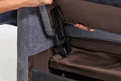 How to Attach and Detach the Back of a Recliner | Living Spaces
