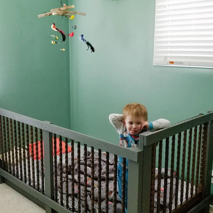 DIY Toddler Floor Bed Frame for Under $25 and Less than an Hour!