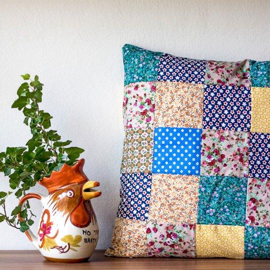 diy patchwork pillow | craftgawker