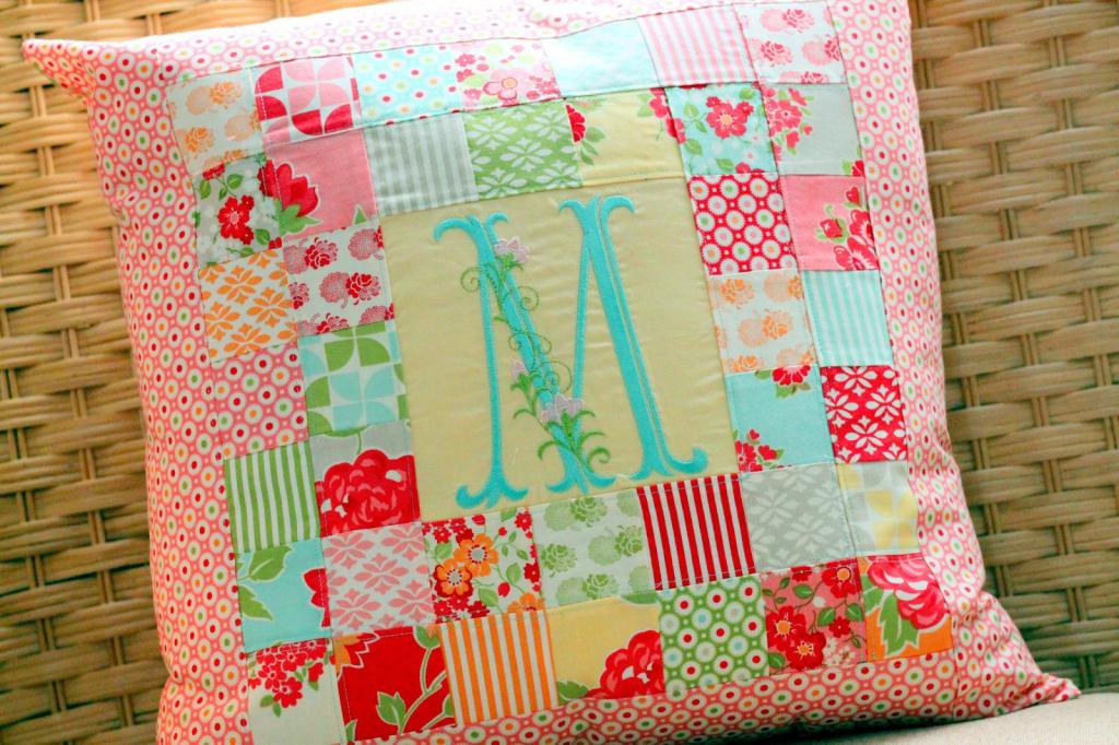 Patchwork Pillow Pattern and Tutorial - The Cottage Mama