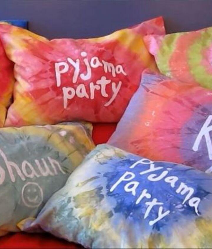 How to Make Personalized Tie-Dye Pillow Cases With Acrylic Paint DIY | Hometalk