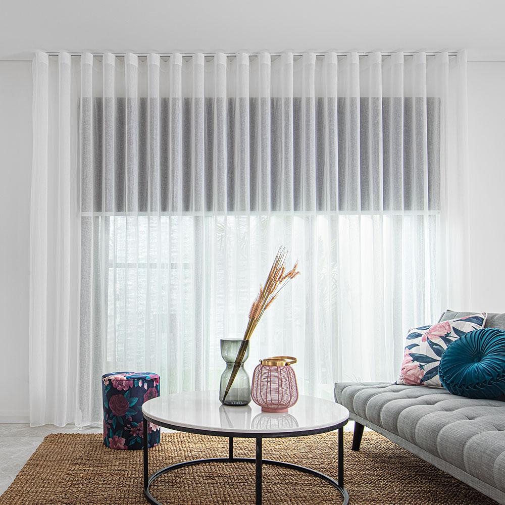 How to complete a room with sheer curtains - Making your Home Beautiful
