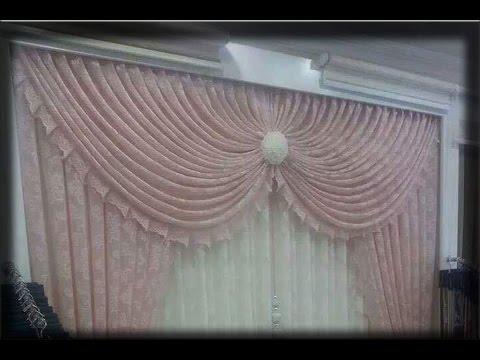 how to make swags and tails curtains(heart swag) - YouTube