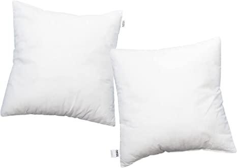Amazon.com: Nestl Throw Pillows for Couch, 16x16 Pillow Inserts, Soft Throw Pillow, Lightweight 16x16 Pillow, Machine Washable Sofa Pillows, White Throw Pillows, Premium Throw Pillow Insert Set of 2 : Home &