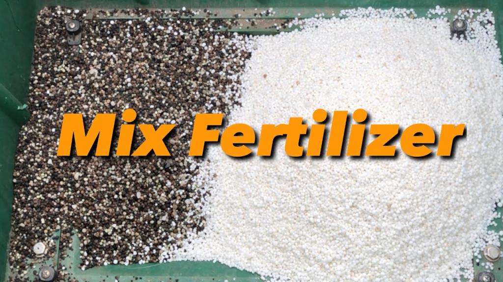 How To Mix TWO Fertilizers In ONE Spreader - YouTube