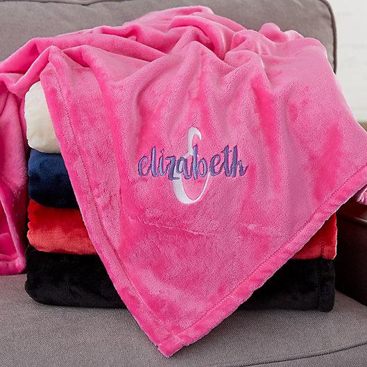 Playful Name For Her Personalized Fleece Blanket | Bed Bath & Beyond