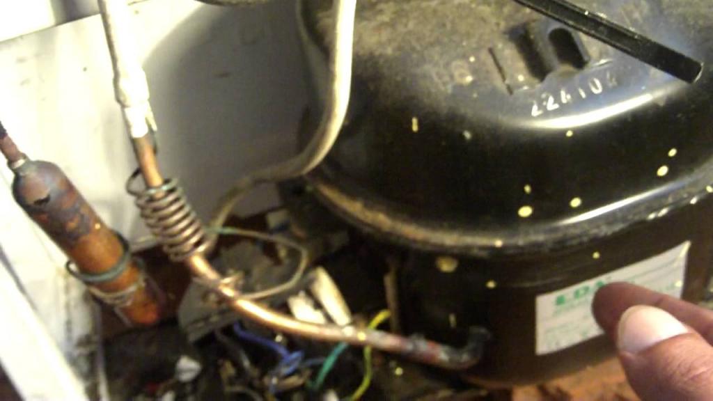 How to remove a fridge compressor from a fridge - YouTube