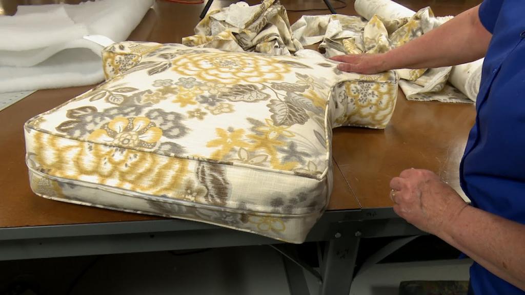 How to Make Armchair Cushions - YouTube