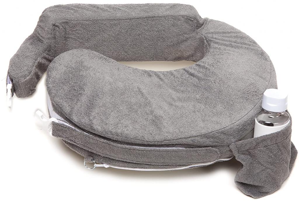 Amazon.com: My Brest Friend Deluxe Nursing Pillow for Breastfeeding & Bottle Feeding, Enhanced Posture Support, Double Straps & Removable Extra Soft Slipcover, Evening Grey : Everything Else