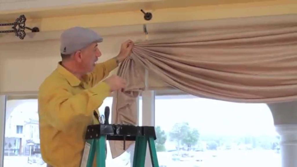 Video #41: Tips From Us: Swag Curtains - How to hold swag curtains in place - YouTube