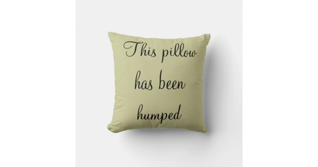Hump Pillow | Zazzle