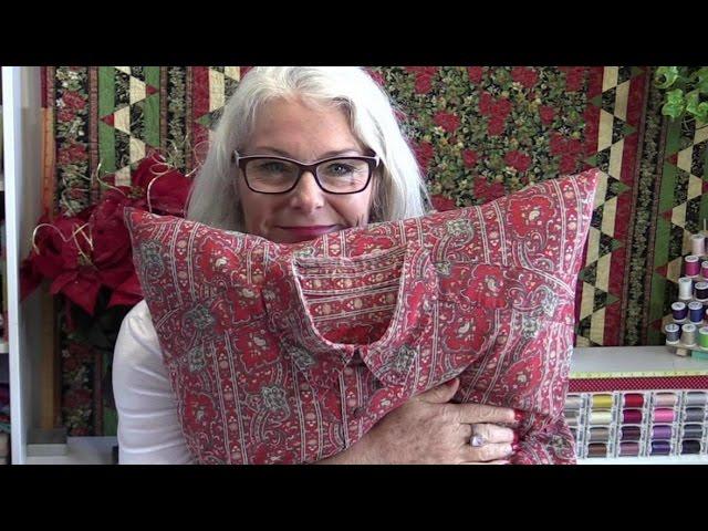 How to Make a Memory Pillow Out of a Shirt - YouTube