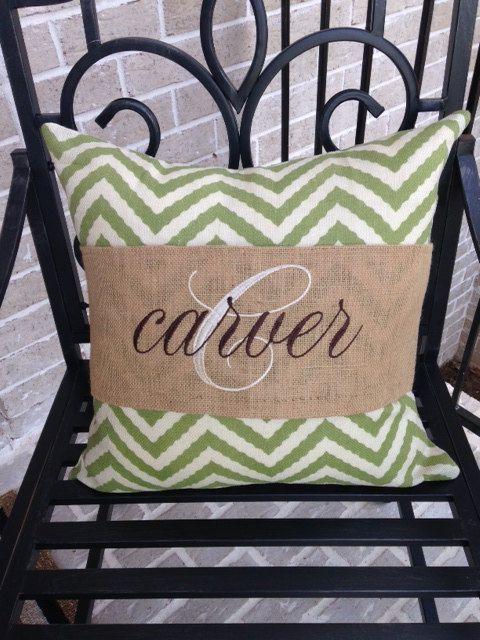 Personalized Burlap Pillow Band Wrap | Etsy in 2022 | Burlap pillows, Personalized burlap, Sewing pillows