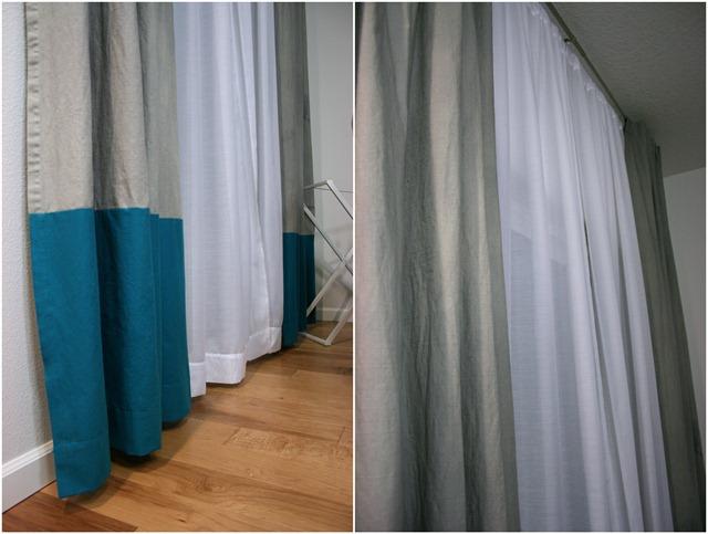 Two pairs of DIY curtains for my dining room, plus a DIY double curtain rod / Create / Enjoy