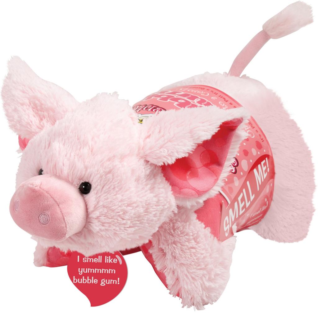 Pillow Pets Sweet Scented Bubble Gum Piggy - Walmart.com
