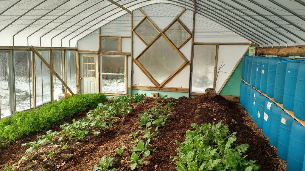 It's Like A Giant Walk In Freezer Full Of Food : How We Built A 750 sqft Unheated Greenhouse For Growing Food Year Round In Upstate NY – Awaken Spirit