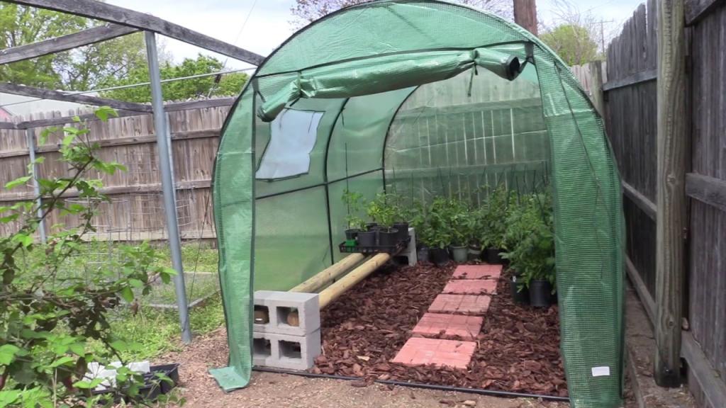 Setting up a Portable Greenhouse - YouTube