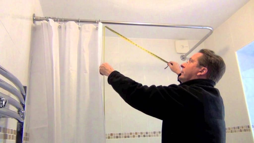 How to measure a shower curtain by Byretech - YouTube