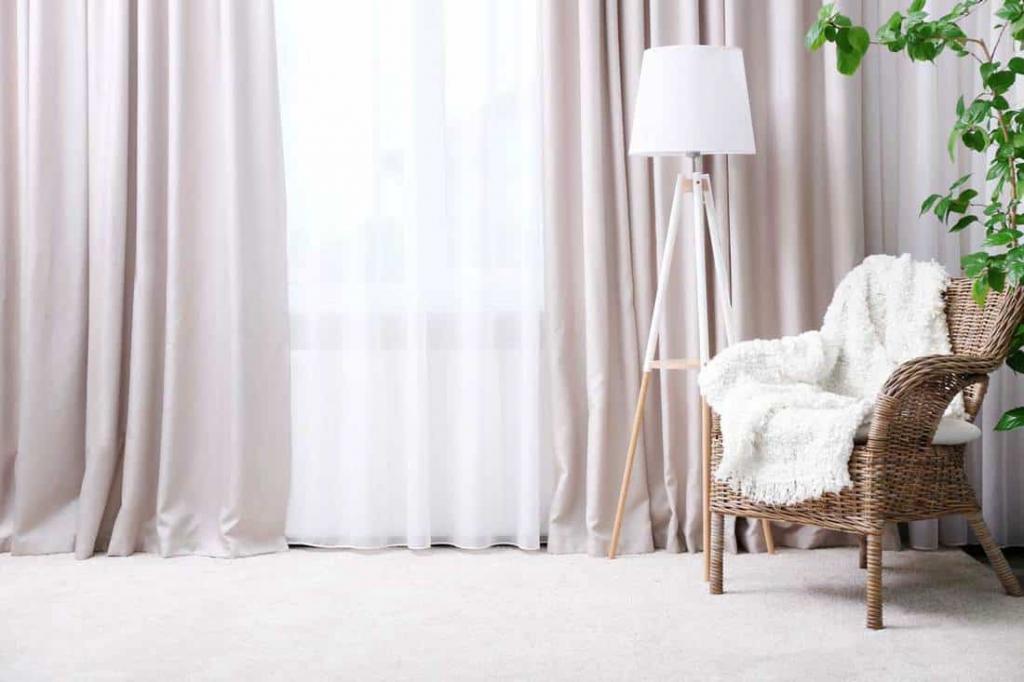 Should Curtains Touch The Floor? [Inc. Two Cases When They Shouldn't] - Home Decor Bliss