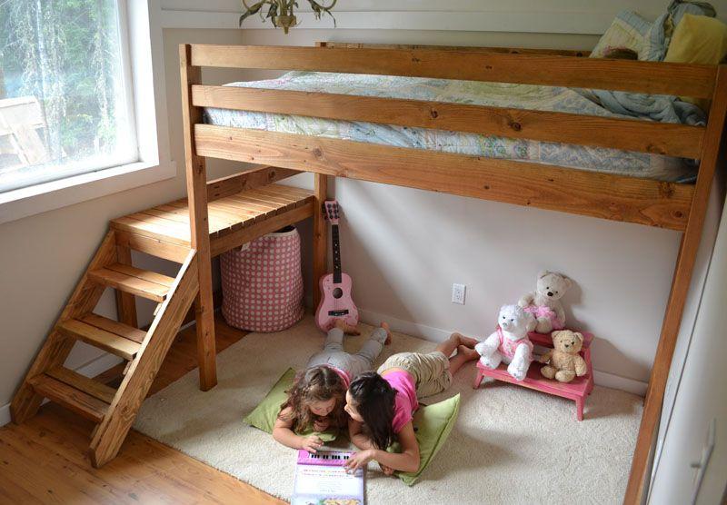 14 Free DIY Loft Bed Plans for Kids and Adults