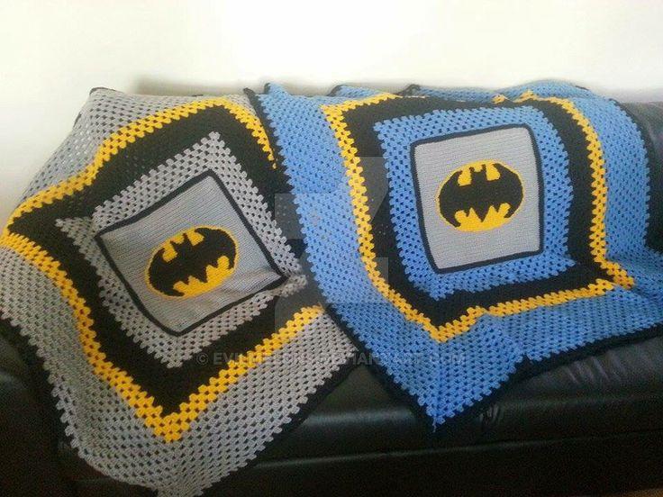 batman blankets | Crochet batman, Crochet afghan patterns free, Crochet batman blanket